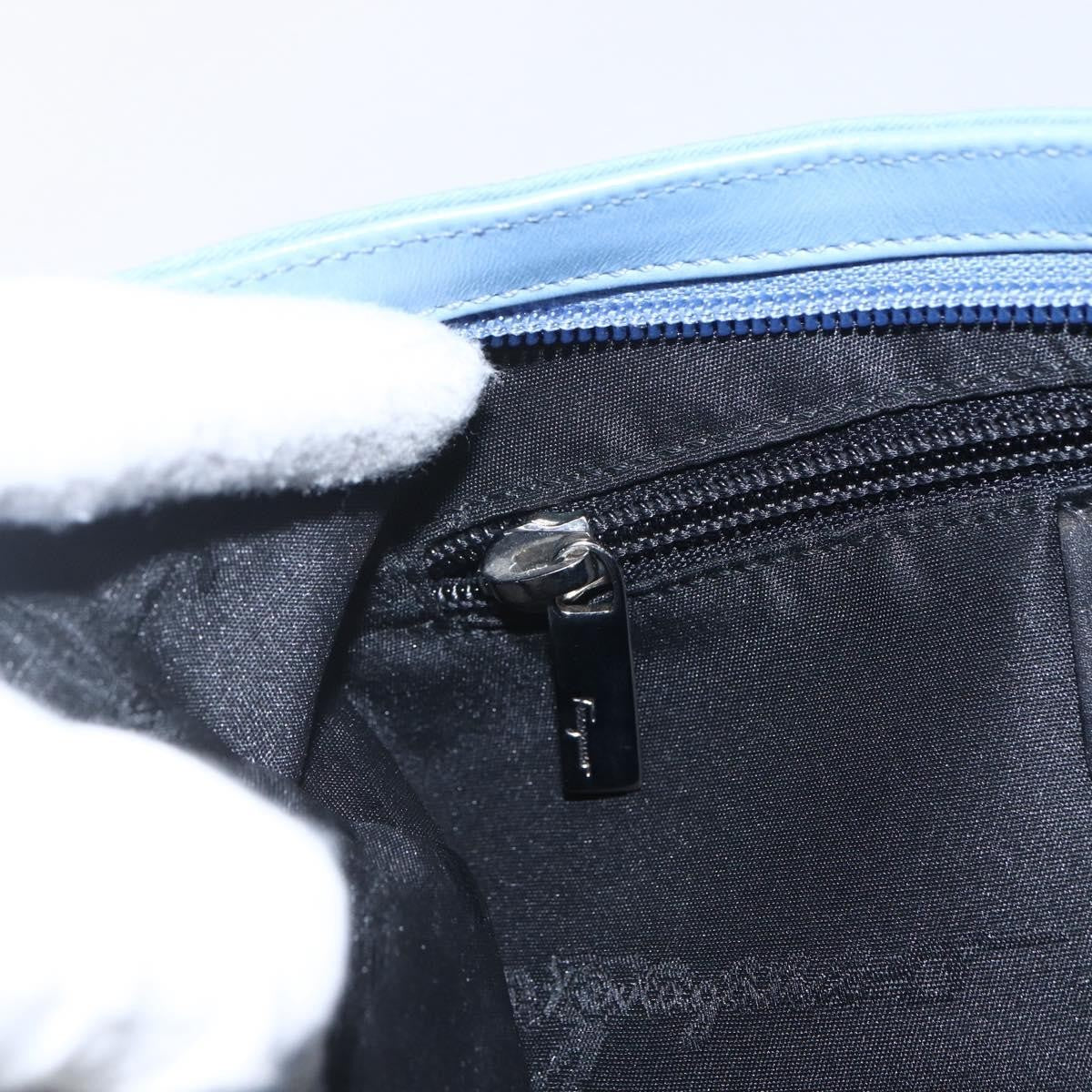 Salvatore Ferragamo Shoulder Nylon, Blue, Nylon, Shoulder Bag