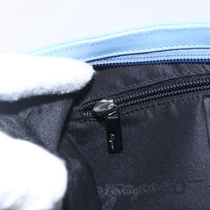 Salvatore Ferragamo Shoulder Nylon, Blue, Nylon, Shoulder Bag