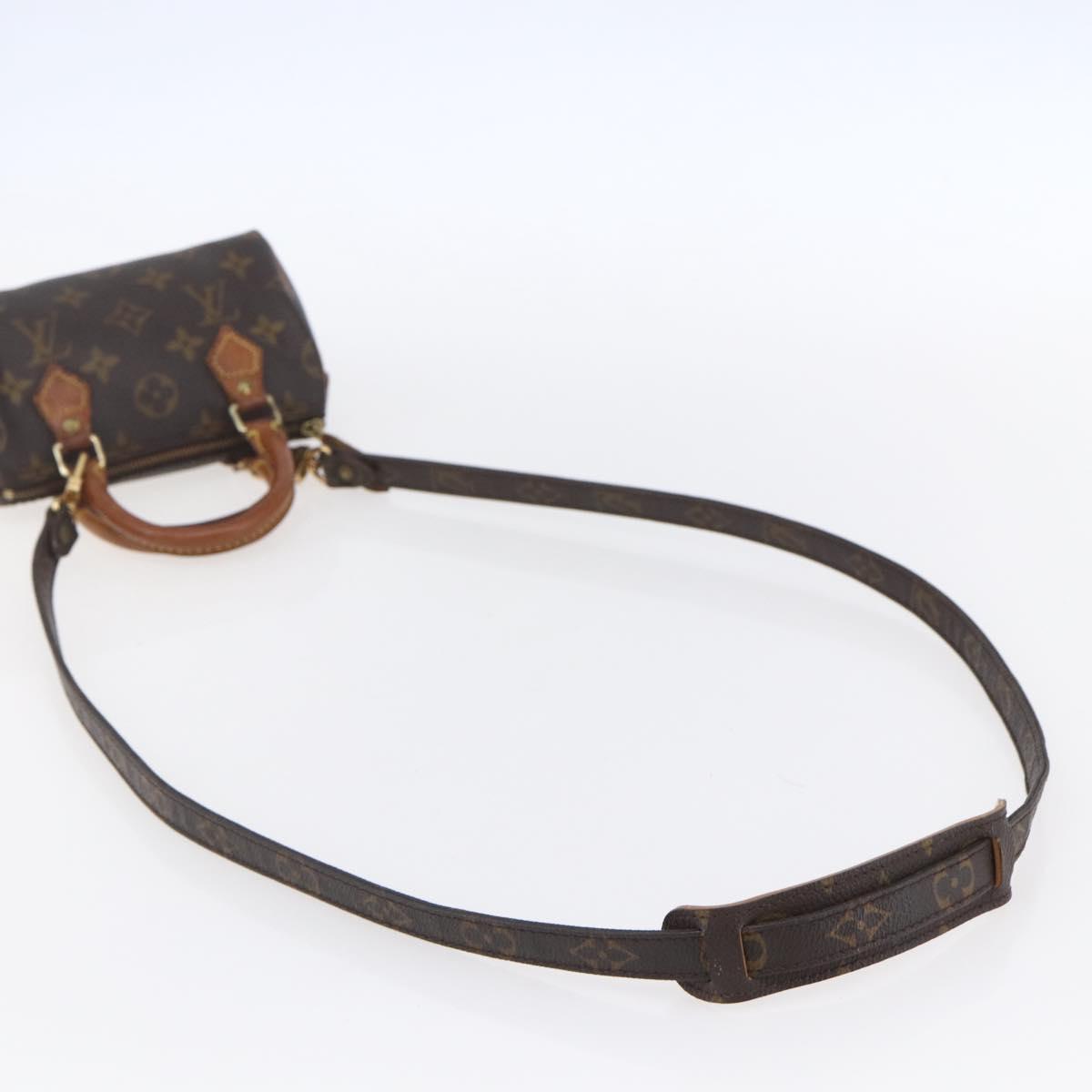 Louis Vuitton Speedy Mini HL Handbag Monogram Canvas, BROWN, CANVAS, Handbag