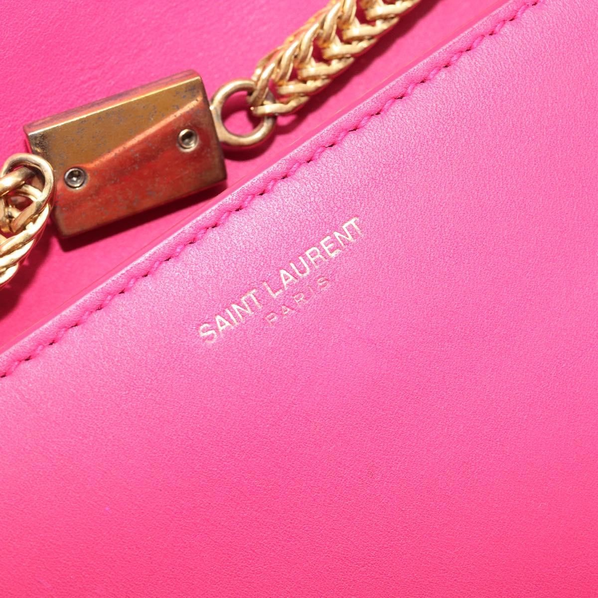 Saint Laurent Betty Leather, Pink, Leather, Handbag