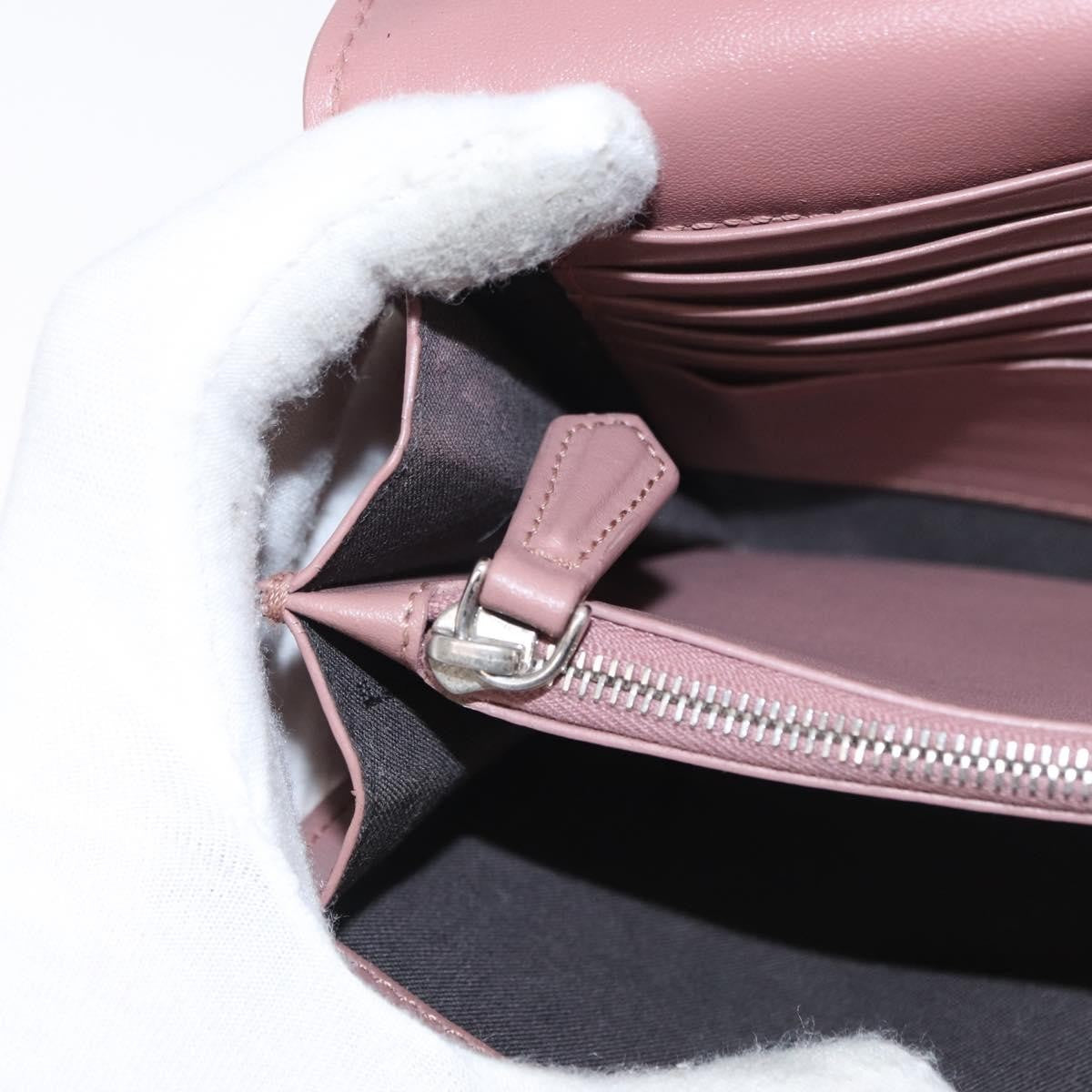 Fendi F is Fendi Wallet on Chain Leather, Pink, Leather, Shoulder Bag