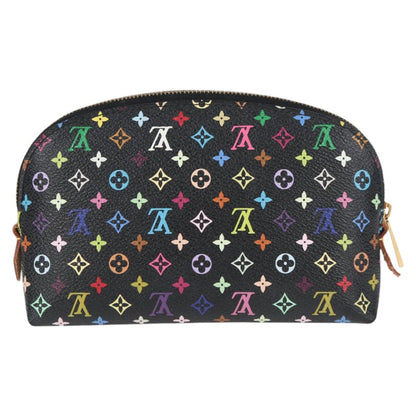 Louis Vuitton Cosmetic pouch, Black, Canvas, clutch