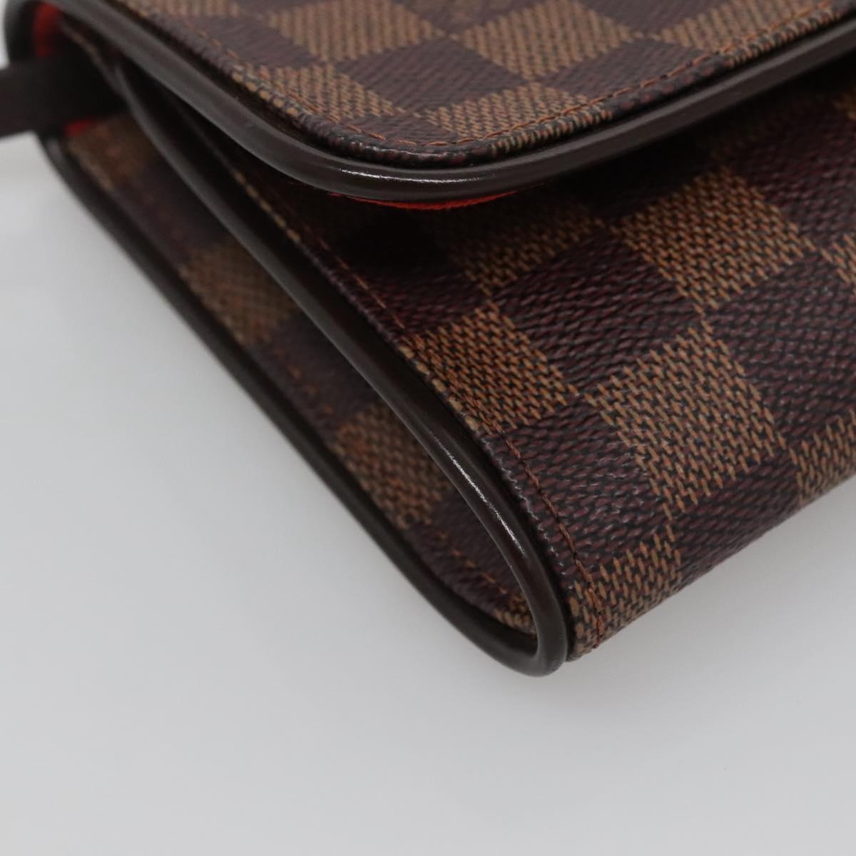 Louis Vuitton Twin, Brown, Canvas, shoulder