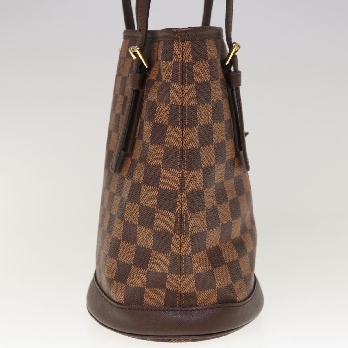 Louis Vuitton Bucket, Brown, Canvas, shoulder