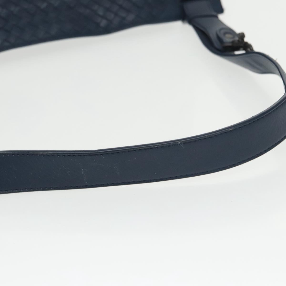 Bottega Veneta Intrecciato, Navy, Leather, shoulder