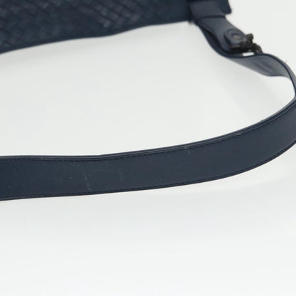 Bottega Veneta Intrecciato, Navy, Leather, shoulder
