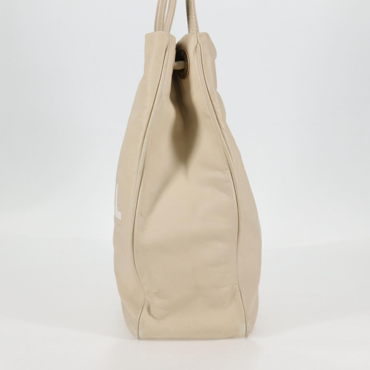 Chanel Camellia, Beige, Leather, tote