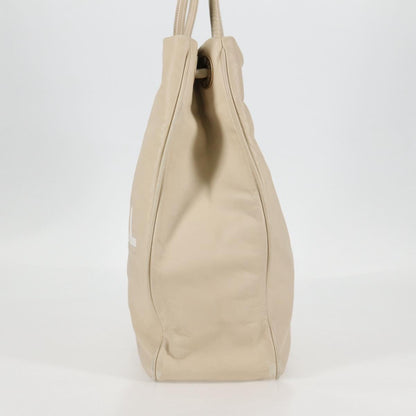 Chanel Camellia, Beige, Leather, tote