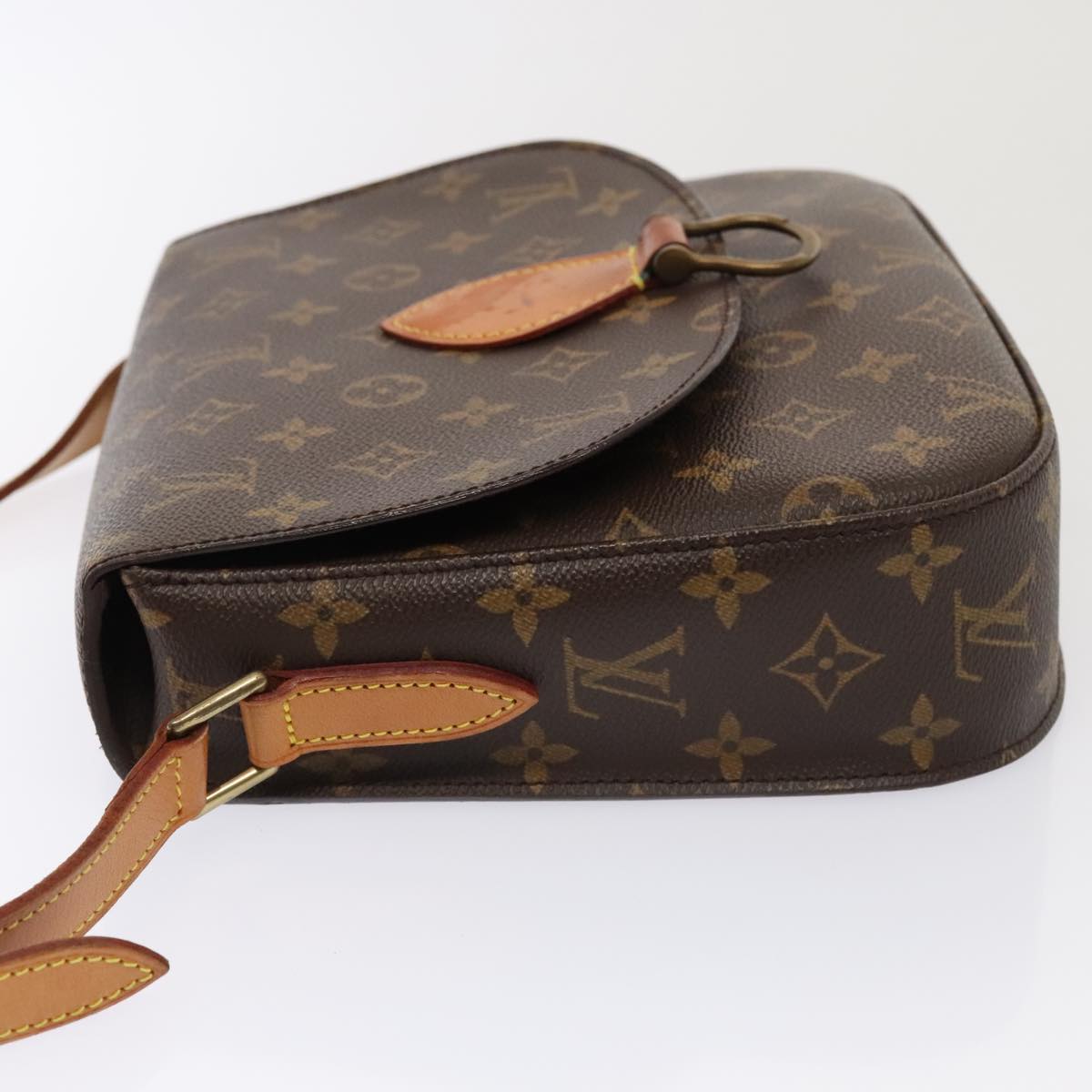 Louis Vuitton Saint Cloud, Brown, Canvas, shoulder