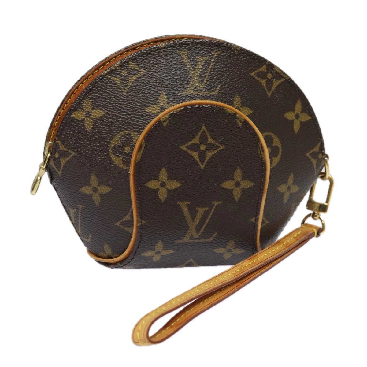 Louis Vuitton Ellipse, Brown, Canvas, clutch