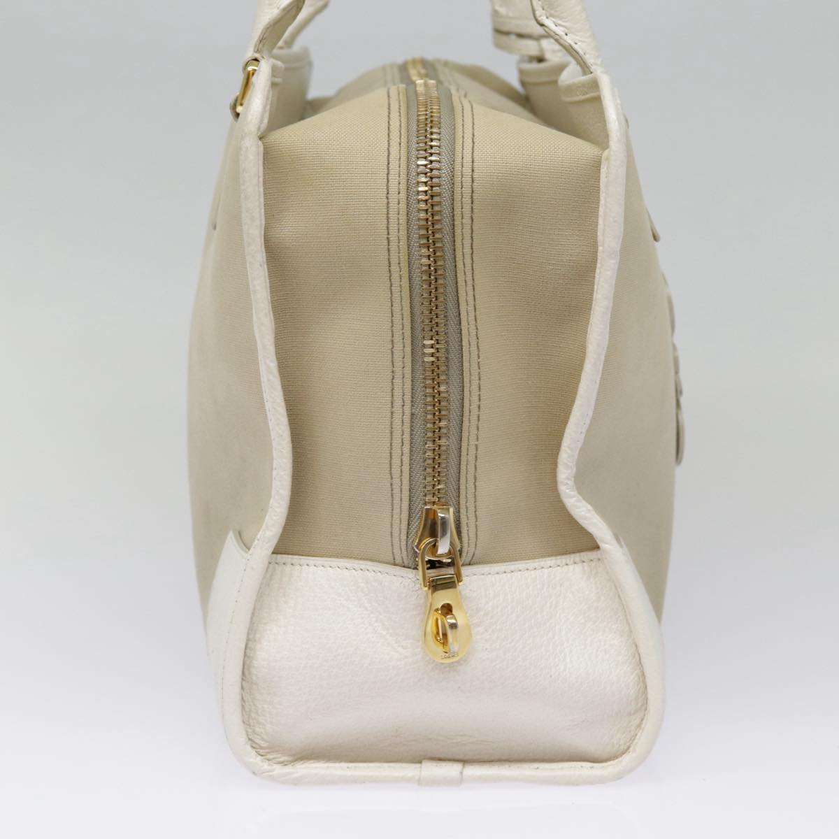 Loewe Anagram, Beige, Canvas, handbag