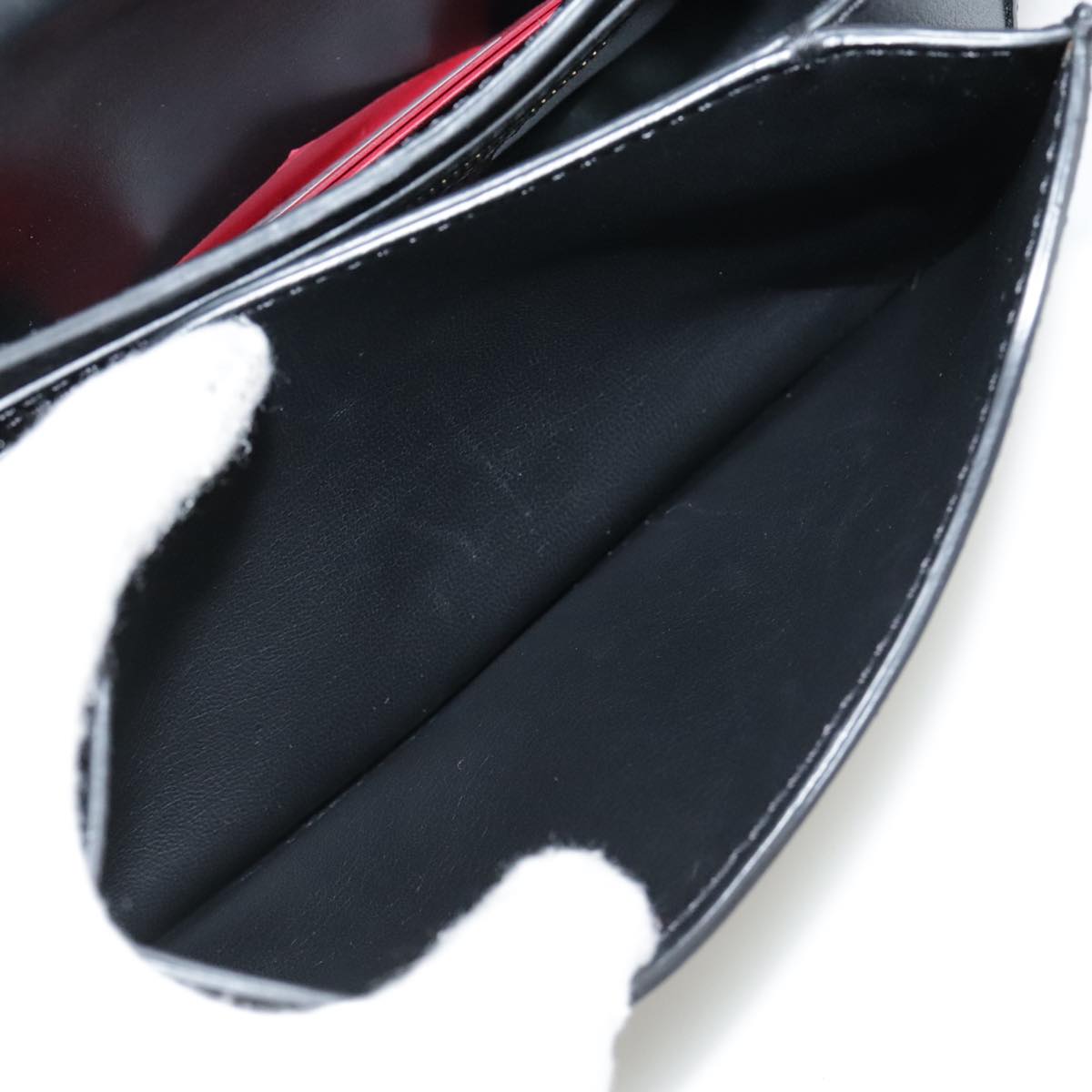 Valentino Garavani, Black, Leather, shoulder