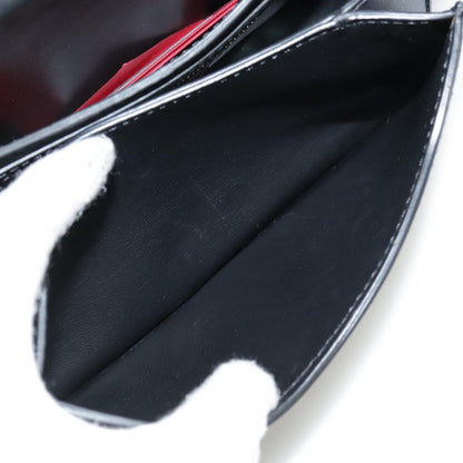 Valentino Garavani, Black, Leather, shoulder