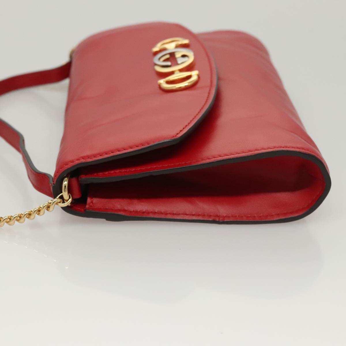 Gucci Zumi, Red, Leather, shoulder