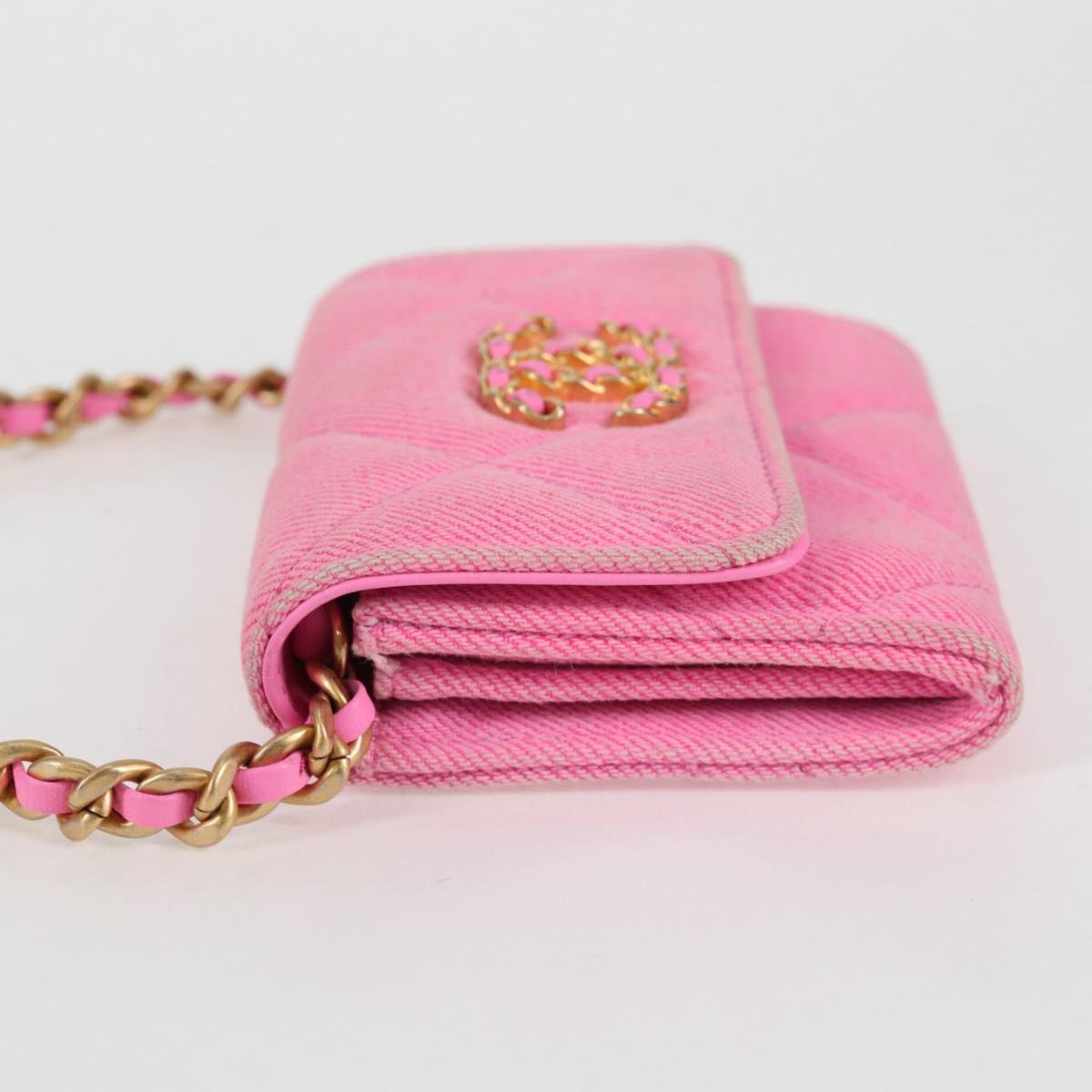 Chanel Trendy CC, Pink, Canvas, shoulder