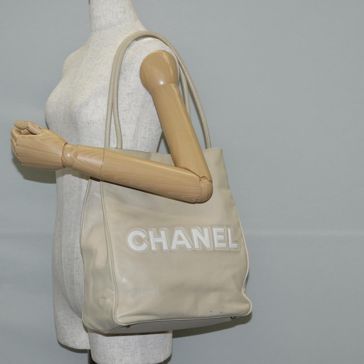 Chanel Camellia, Beige, Leather, tote
