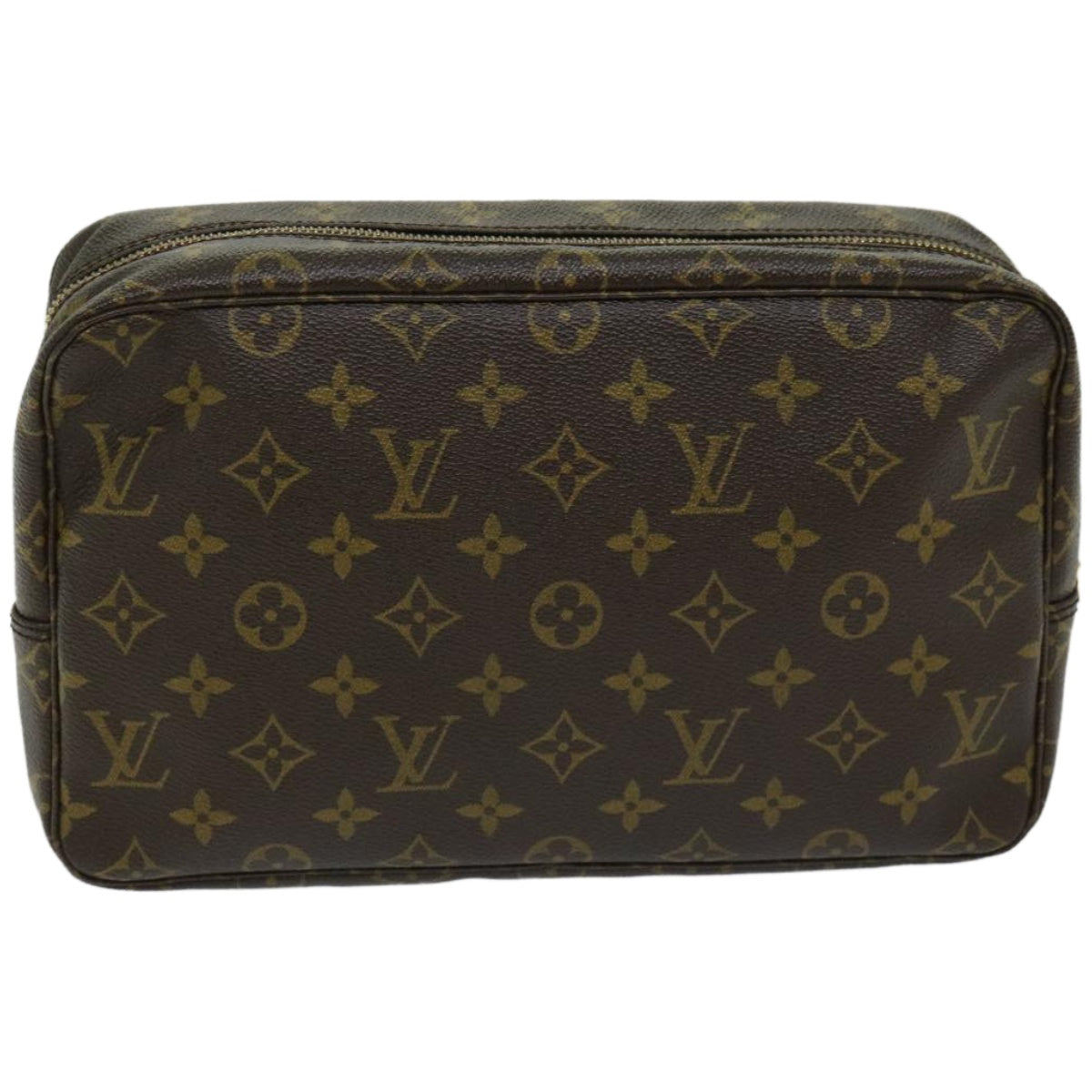 Louis Vuitton Trousse de Toilette, Brown, Canvas, clutch