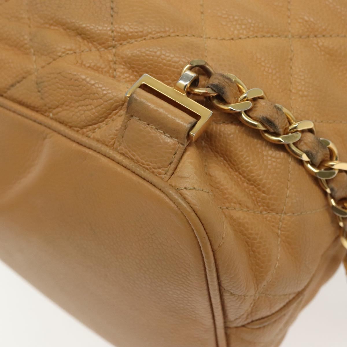 Chanel Vintage, Yellow, Leather, backpack
