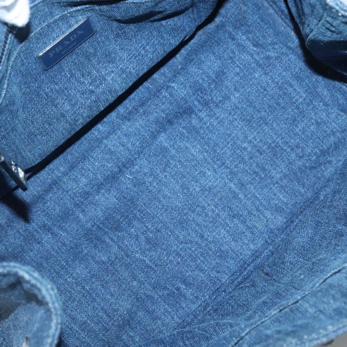 Prada Canapa, Blue, Denim - Jeans, tote