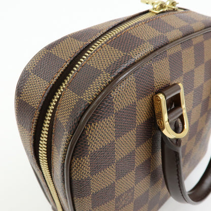 Louis Vuitton Sarria Damier, Brown, Canvas, Handbag