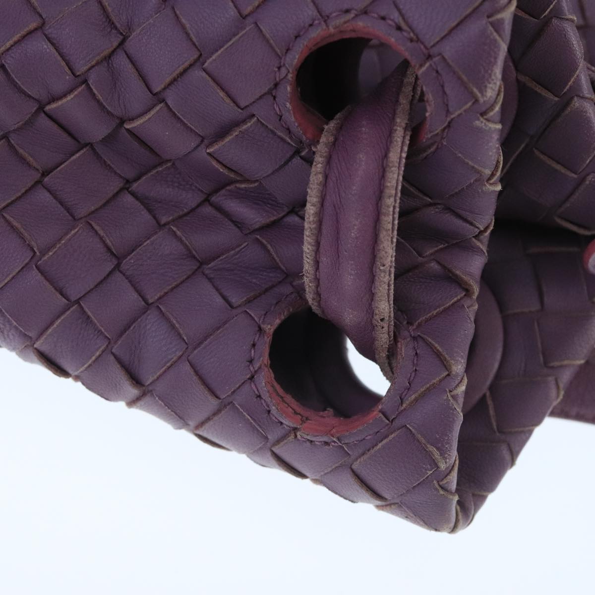 Bottega Veneta Garda, Purple, Leather, handbag