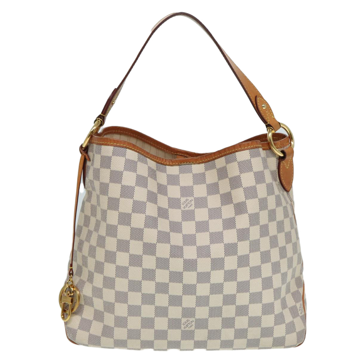 Louis Vuitton Delightful, Grey, Canvas, shoulder