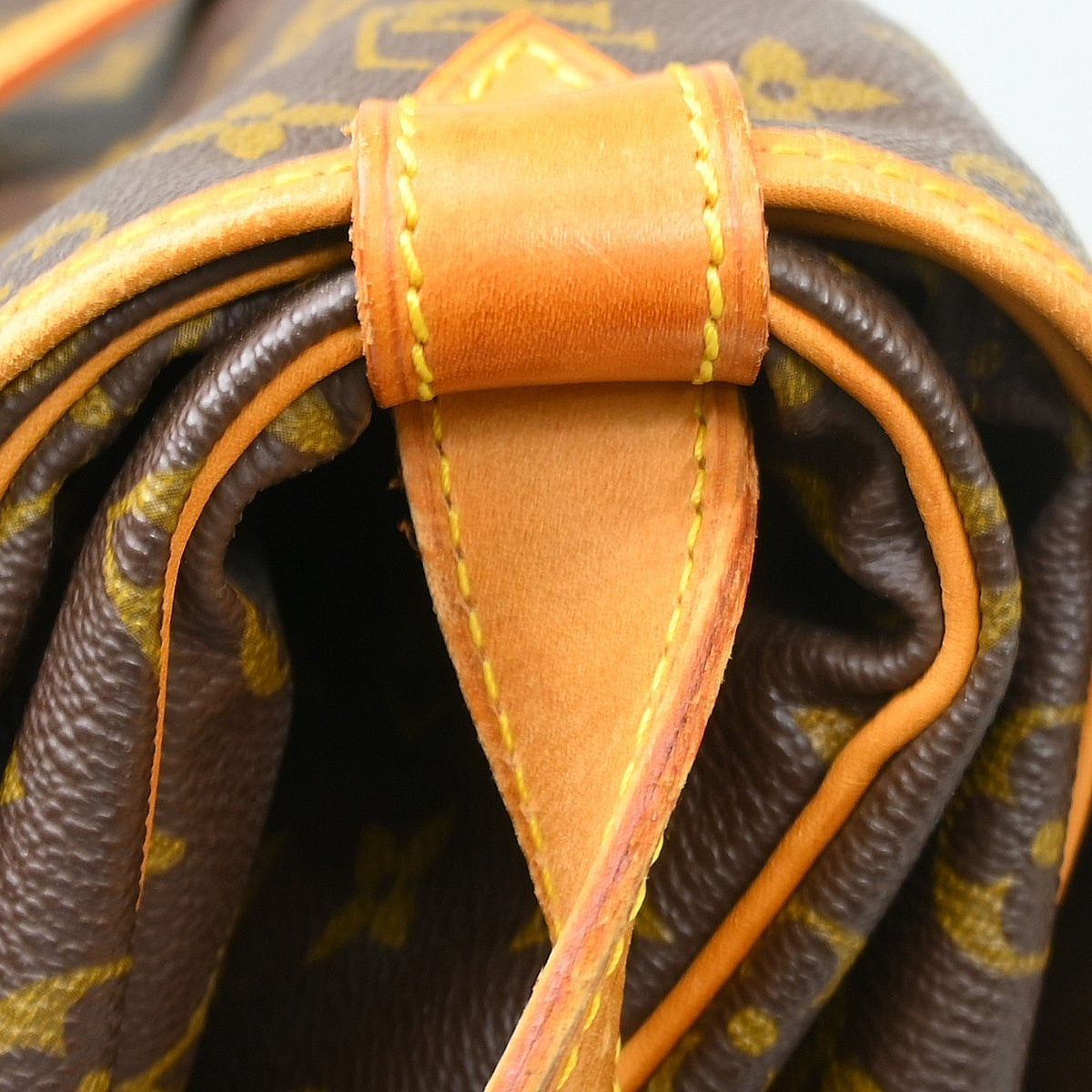 Louis Vuitton Saumur Monogram Canvas, Brown, Canvas, Shoulder Bag