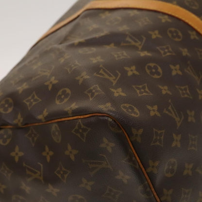 Louis Vuitton Keepall Bandoulière 60, Brown, Canvas, travel