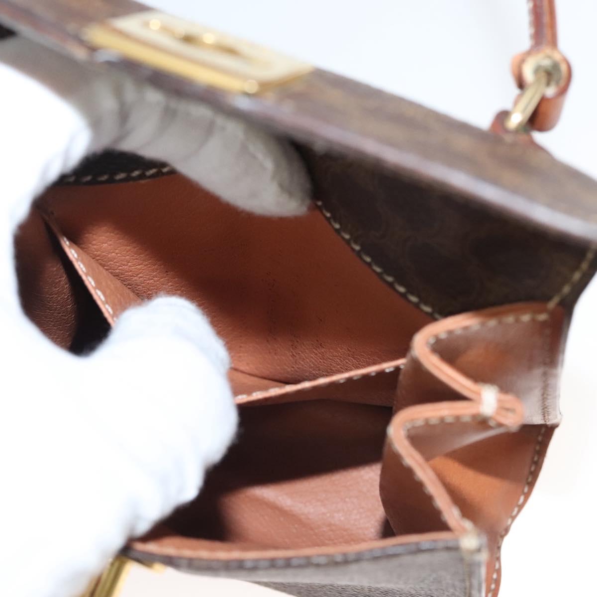Céline Macadam, Brown, Canvas, handbag