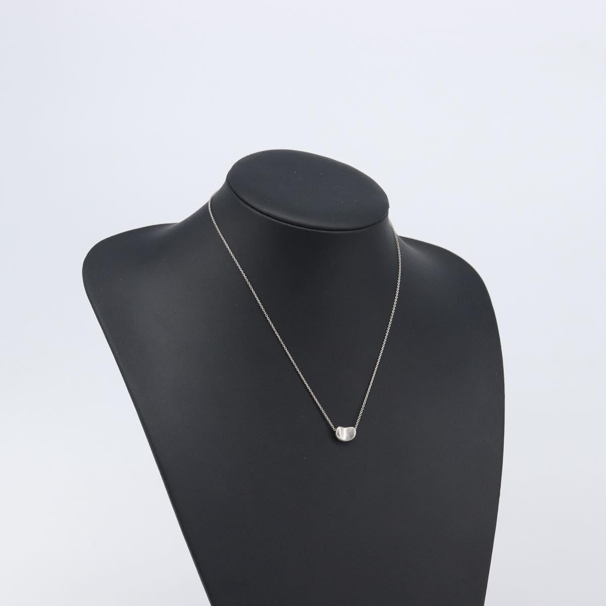 Tiffany & Co. Elsa Peretti Bean Pendant Sterling Silver, Silver, Sterling Silver, Necklace