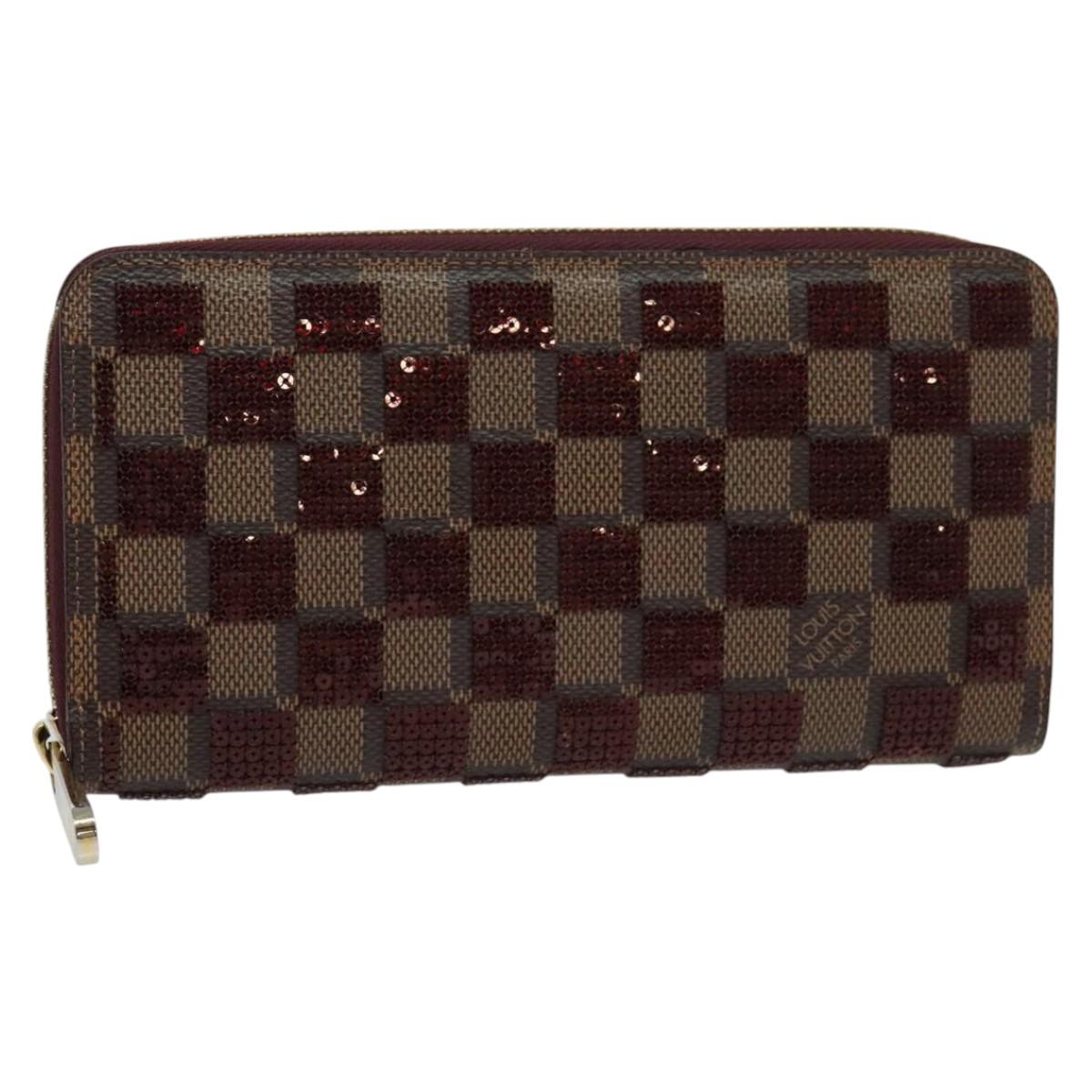 Louis Vuitton Zippy wallet, Brown, Canvas, wallet