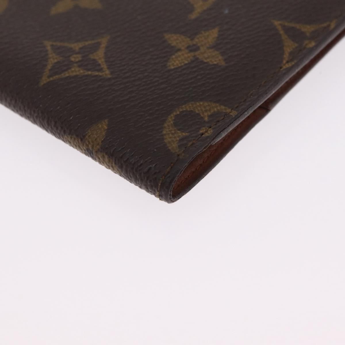 Louis Vuitton Passport Cover Monogram Canvas, Brown, Canvas, Briefcase