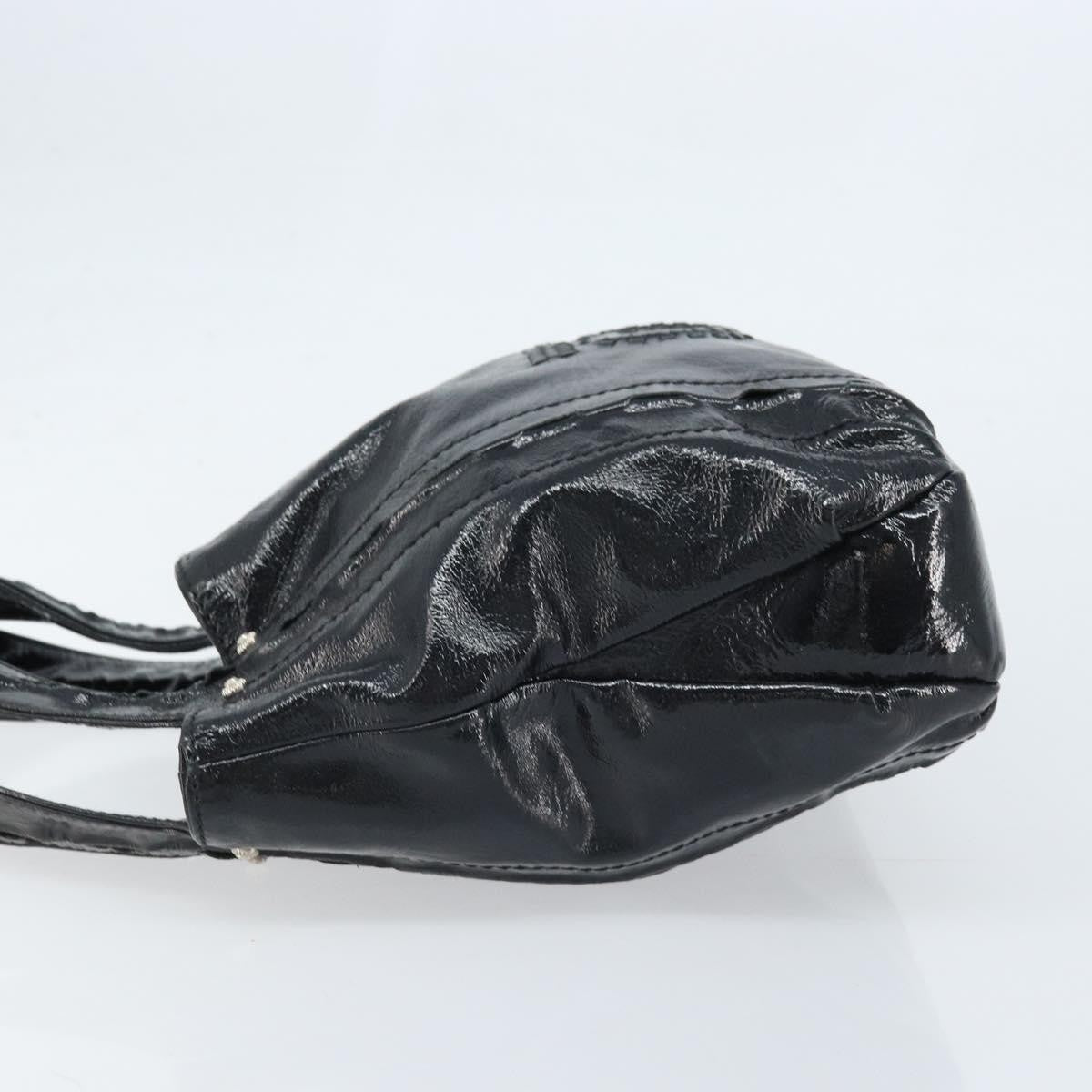 Salvatore Ferragamo Gancini Handle Tote Leather, Black, Leather, Handbag