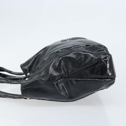 Salvatore Ferragamo Gancini Handle Tote Leather, Black, Leather, Handbag