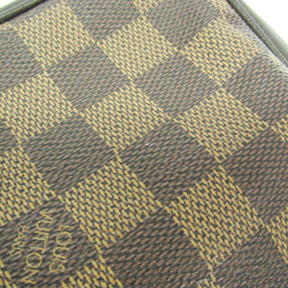 Louis Vuitton Trousse Make Up Damier, Brown, Canvas, Clutch