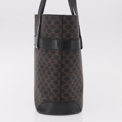 Celine C Macadam Tote PVC leather/ Macadam canvas, Black, Canvas, Shoulder Bag