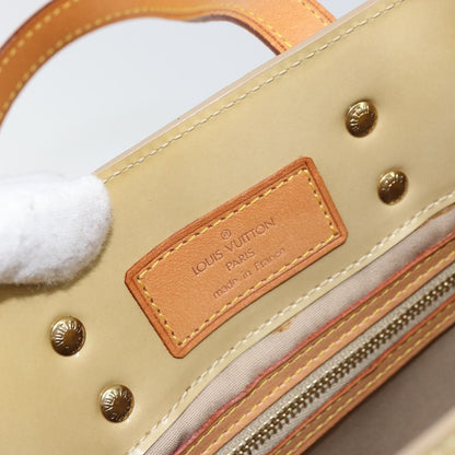 Louis Vuitton Reade Monogram Vernis, Beige, Patent Leather, Handbag