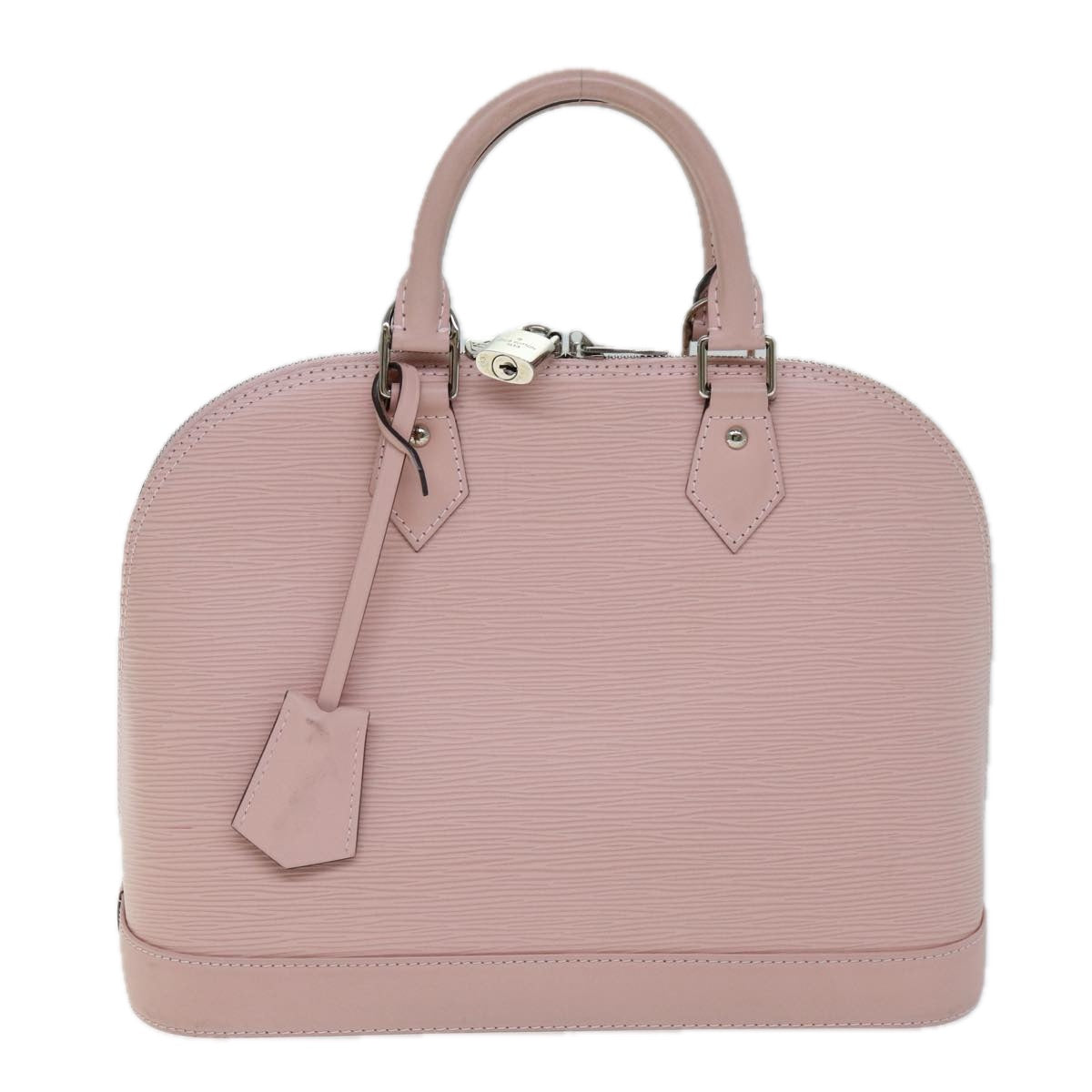 Louis Vuitton Alma, Pink, Leather, handbag