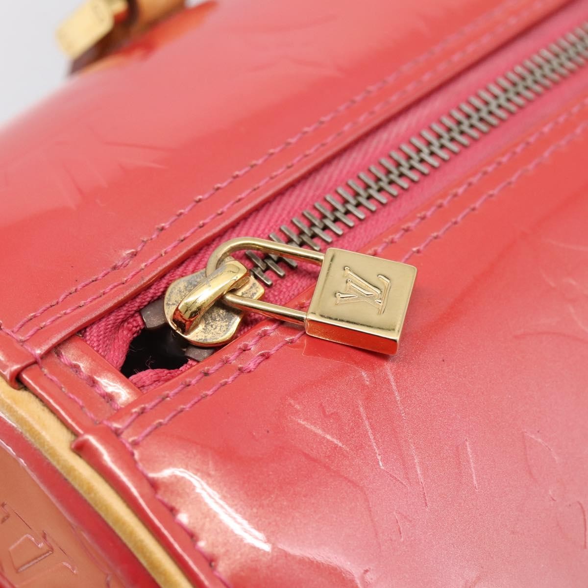 Louis Vuitton Bedford Monogram Vernis, Pink, Patent Leather, Handbag