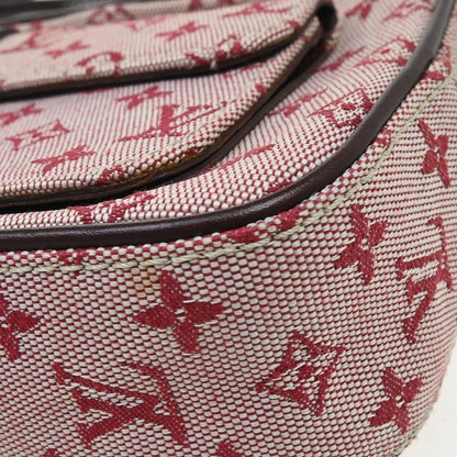 Louis Vuitton Juliette Mini Lin, Red, Canvas, Shoulder Bag