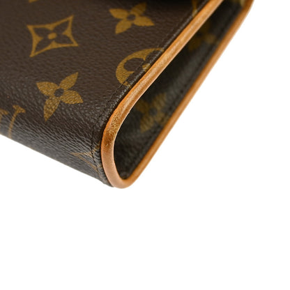 Louis Vuitton Florentine Monogram, Brown, Canvas, Clutch