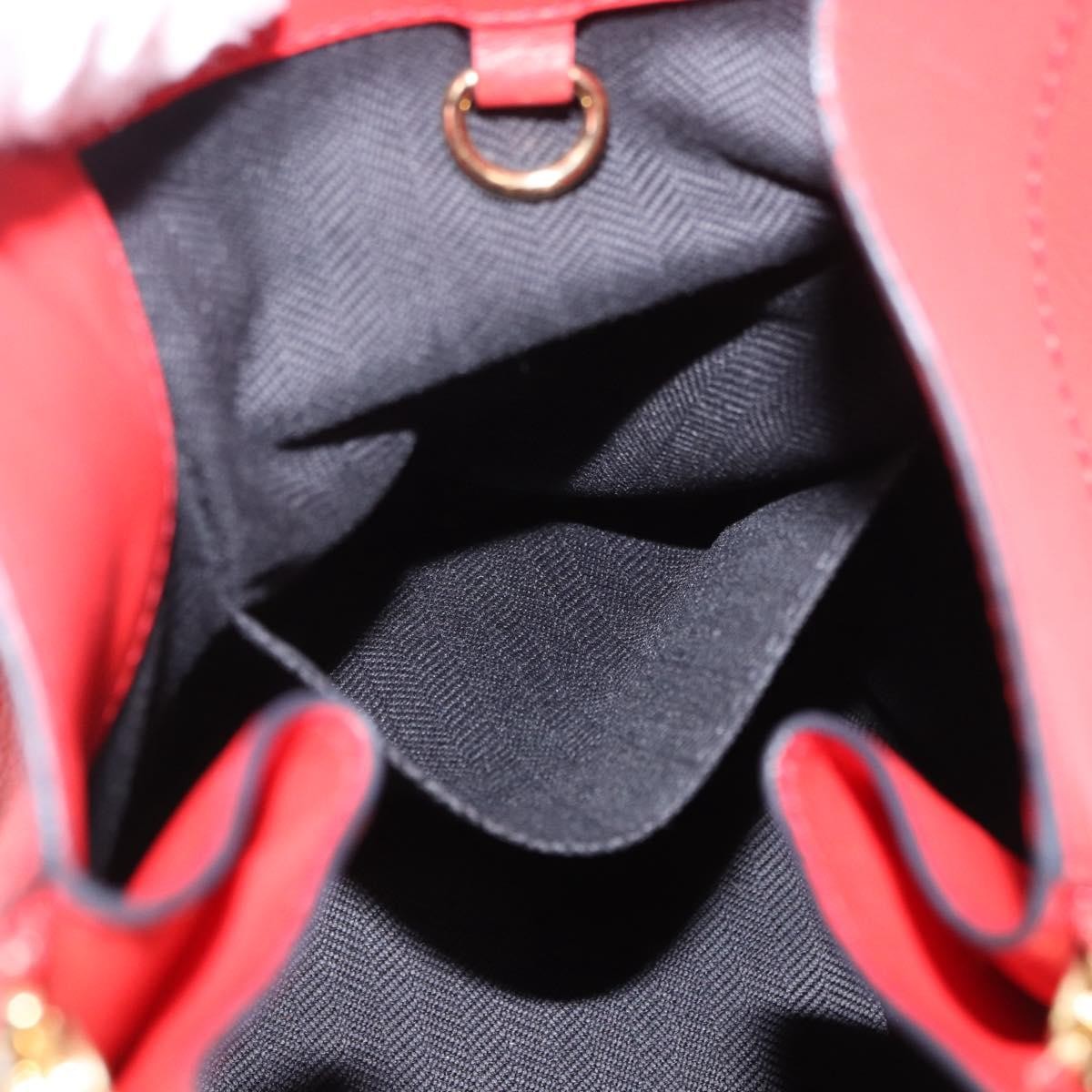 Loewe Hammock Leather, Red, Leather, Handbag