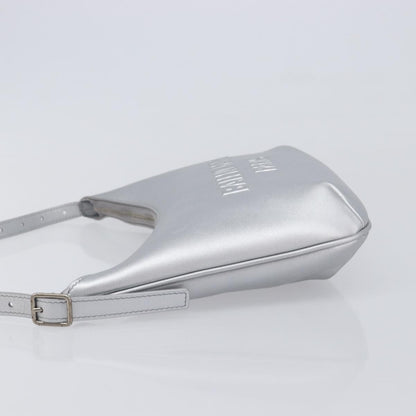 Balenciaga Mary Kate Sling Leather, Silver, Leather, Handbag