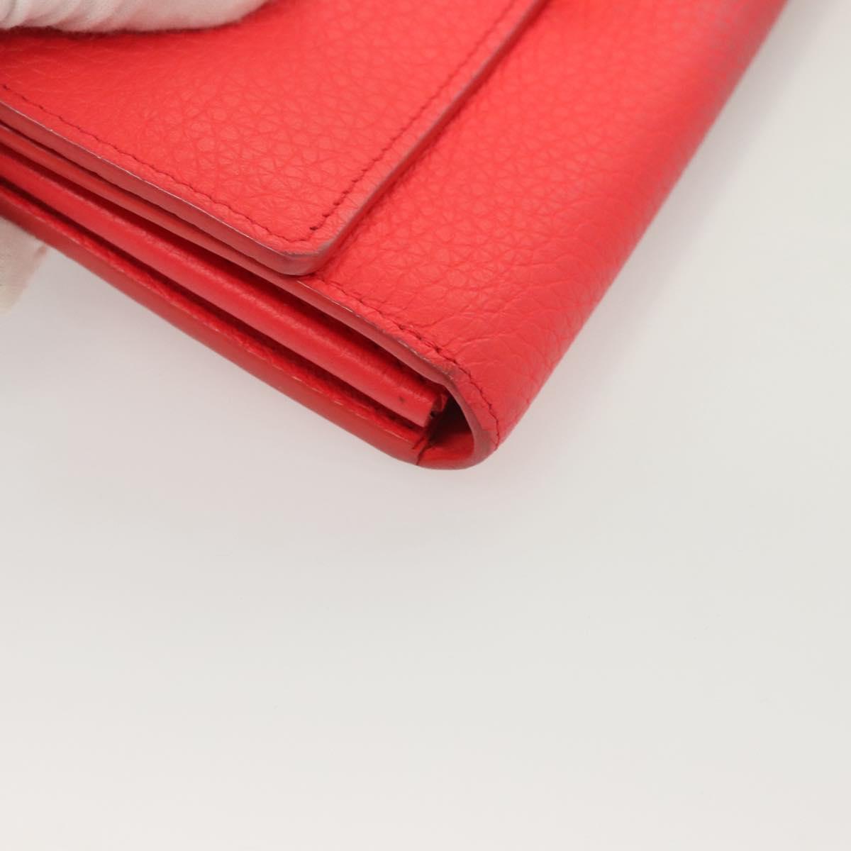 Louis Vuitton Capucines, Red, Leather, wallet
