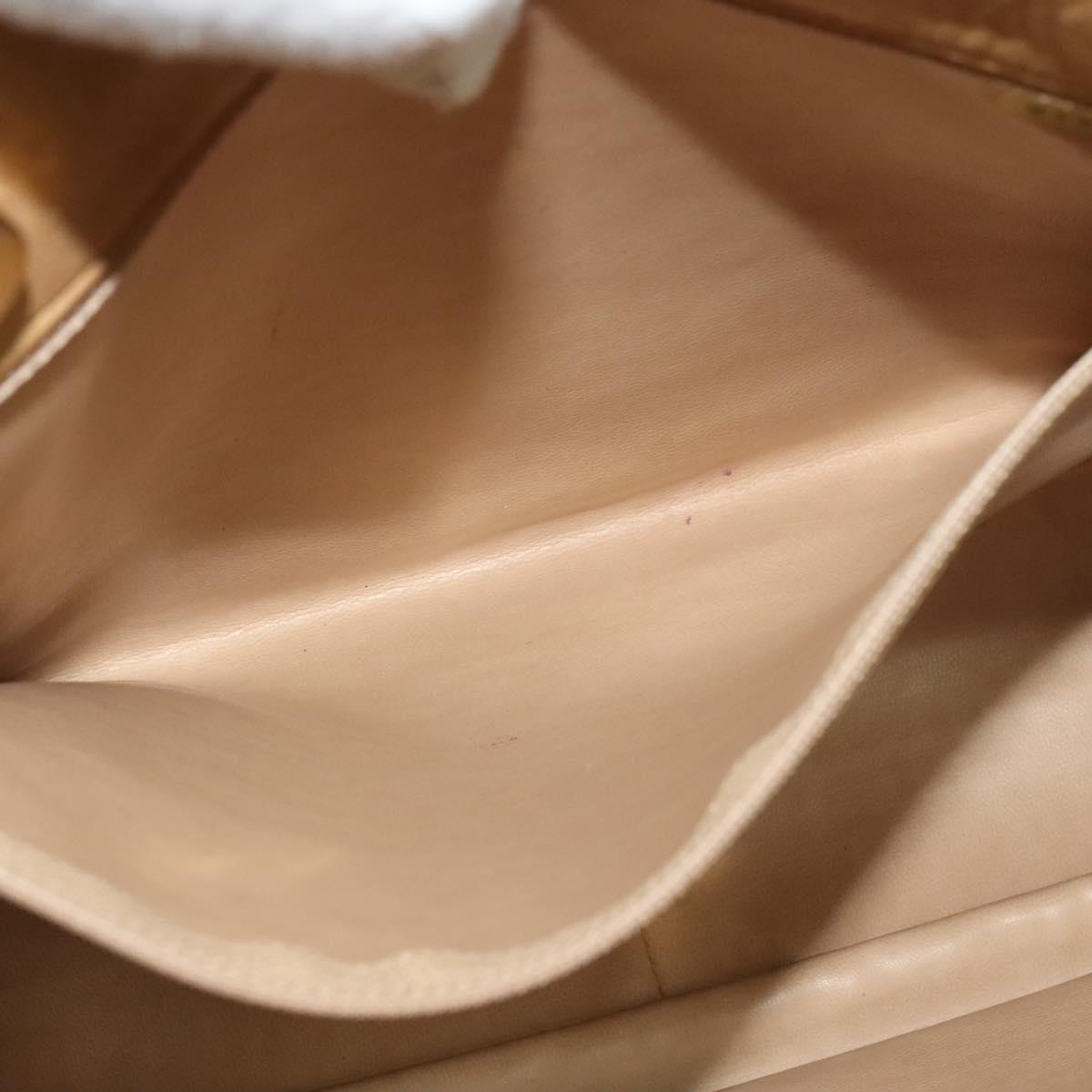 Chanel, Beige, Leather, shoulder