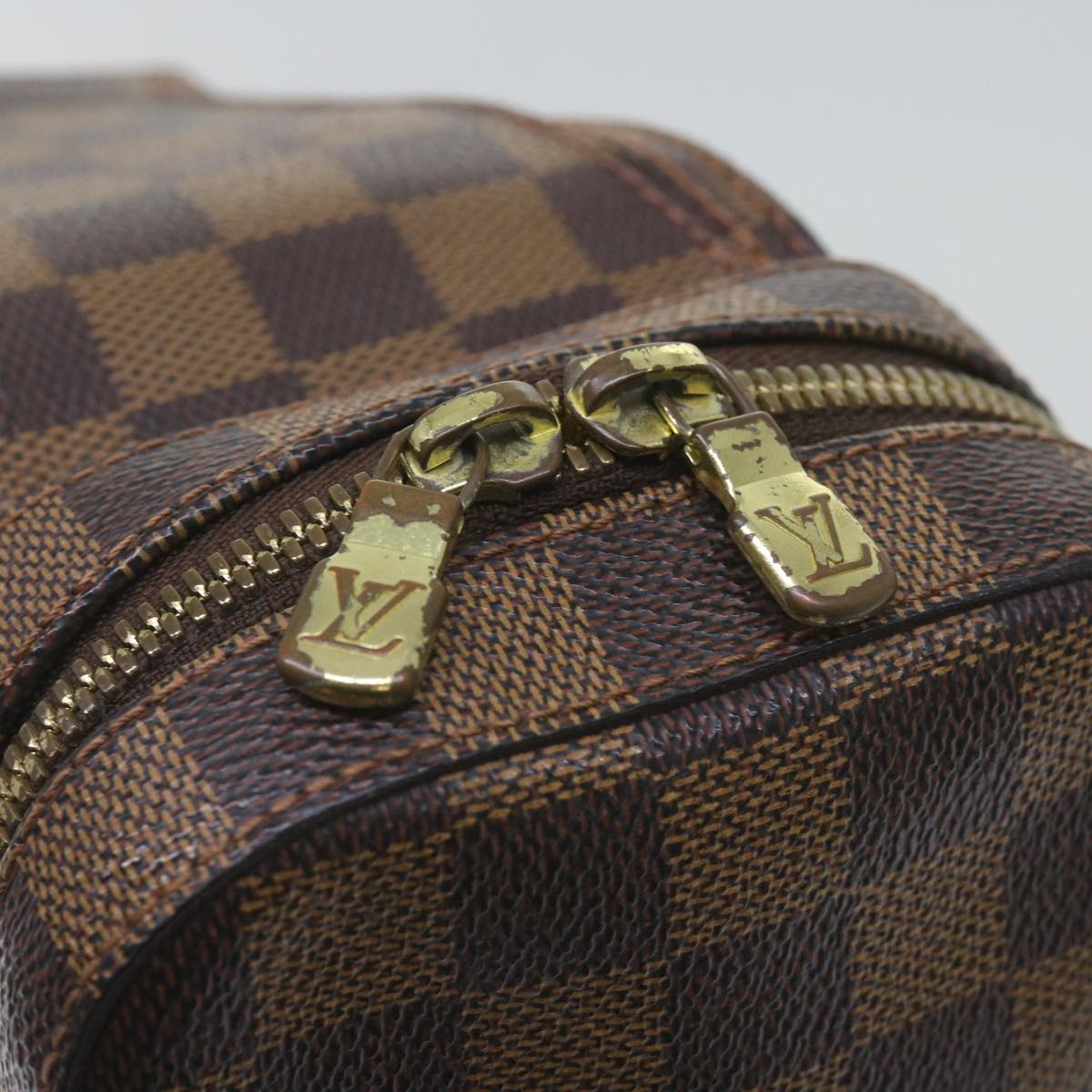 Louis Vuitton Geronimos, Brown, Canvas, shoulder