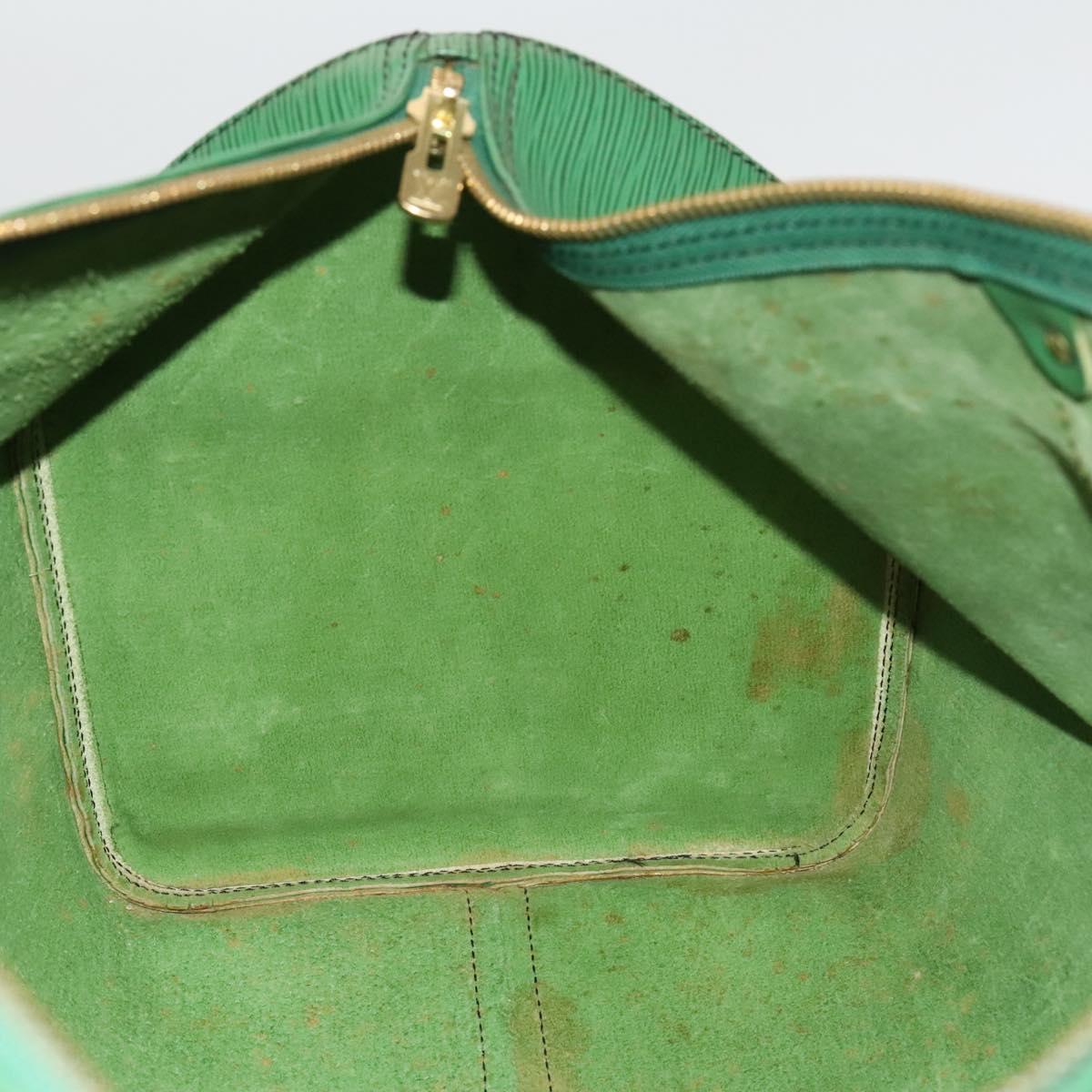 Louis Vuitton Keepall 50, Green, Leather, travel
