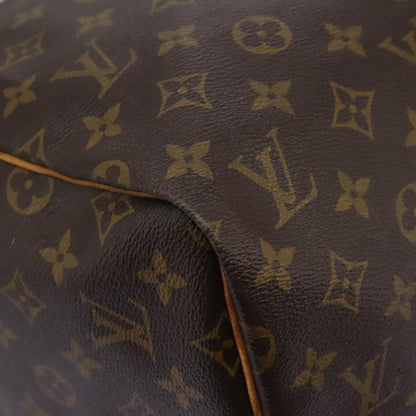 Louis Vuitton Keepall 55, Brown, Canvas, travel