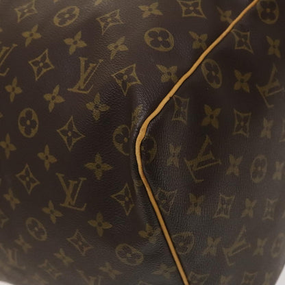 Louis Vuitton Keepall 60, Brown, Canvas, travel