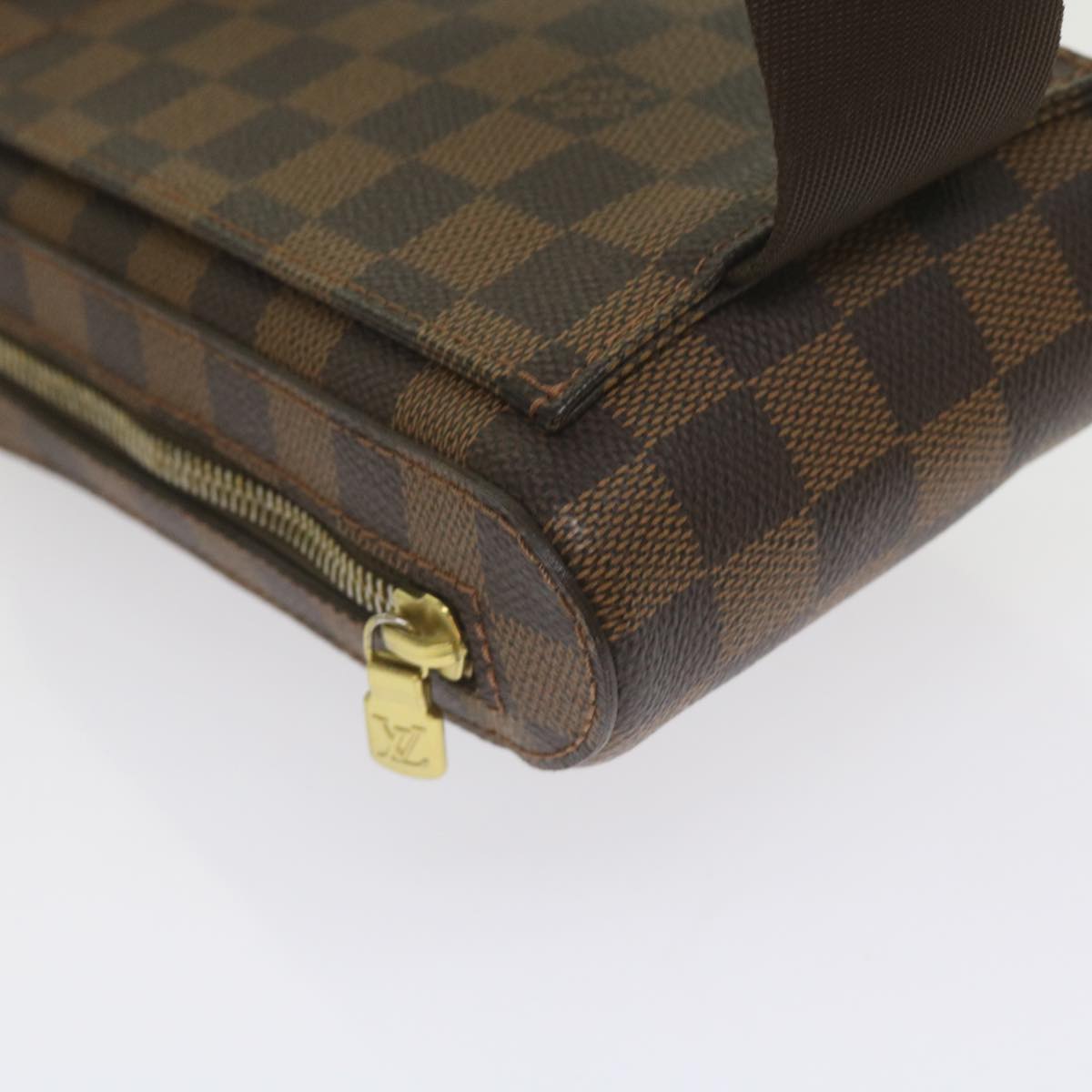 Louis Vuitton Geronimos, Brown, Canvas, shoulder